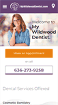 Mobile Screenshot of mywildwooddentist.com